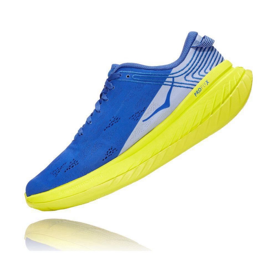 Hoka Carbon X Men's Road Running Shoes Blue | IL14528VY