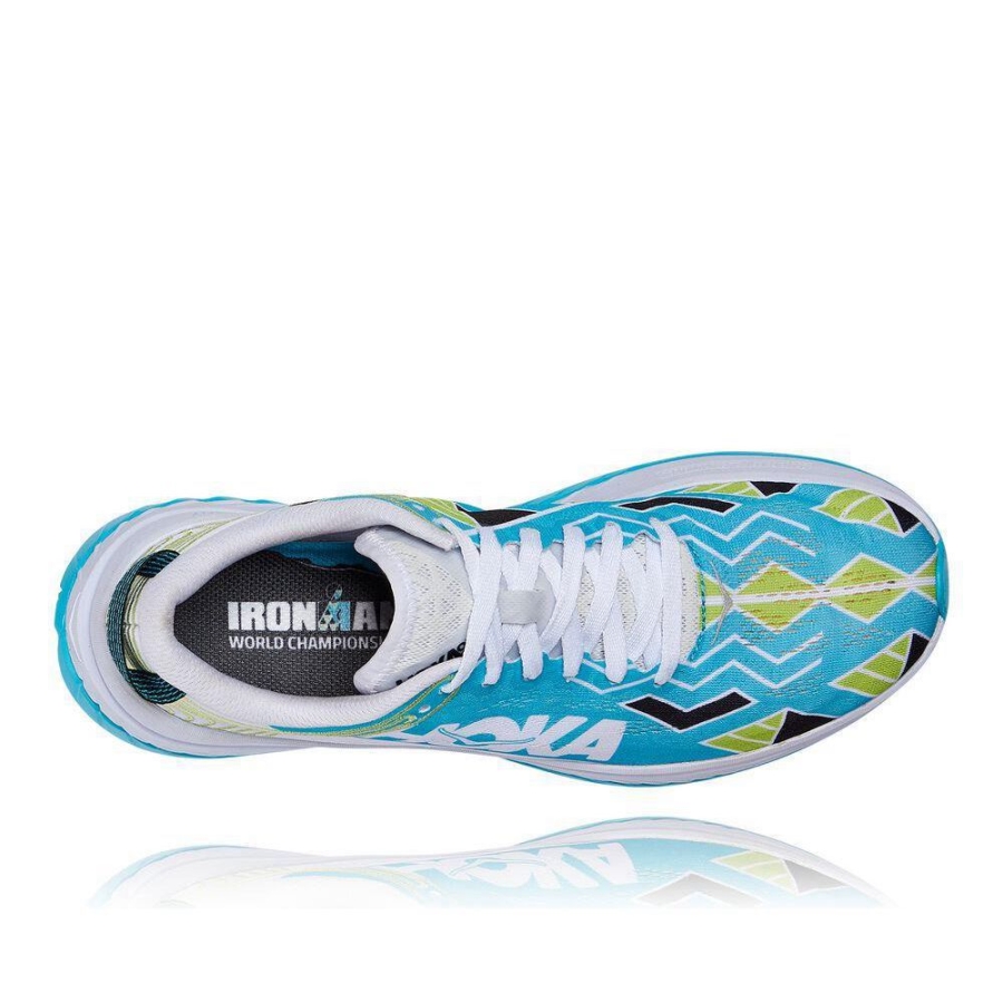 Hoka Carbon X Men's Road Running Shoes Blue / White | IL63578XD