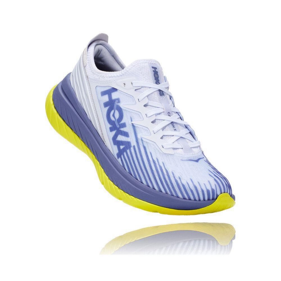 Hoka Carbon X-SPE Men\'s Sneakers White / Blue | IL51246EH