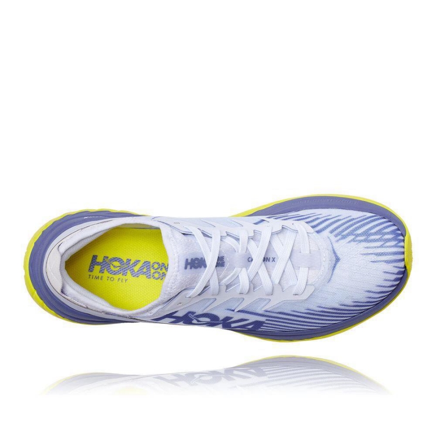 Hoka Carbon X-SPE Women's Sneakers White / Blue | IL85347XC