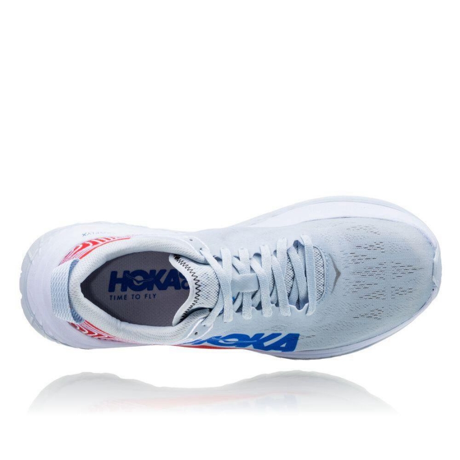 Hoka Carbon X Women's Sneakers White / Red | IL12860AS