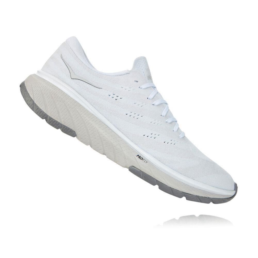 Hoka Cavu 3 Men's Sneakers White | IL93816UT