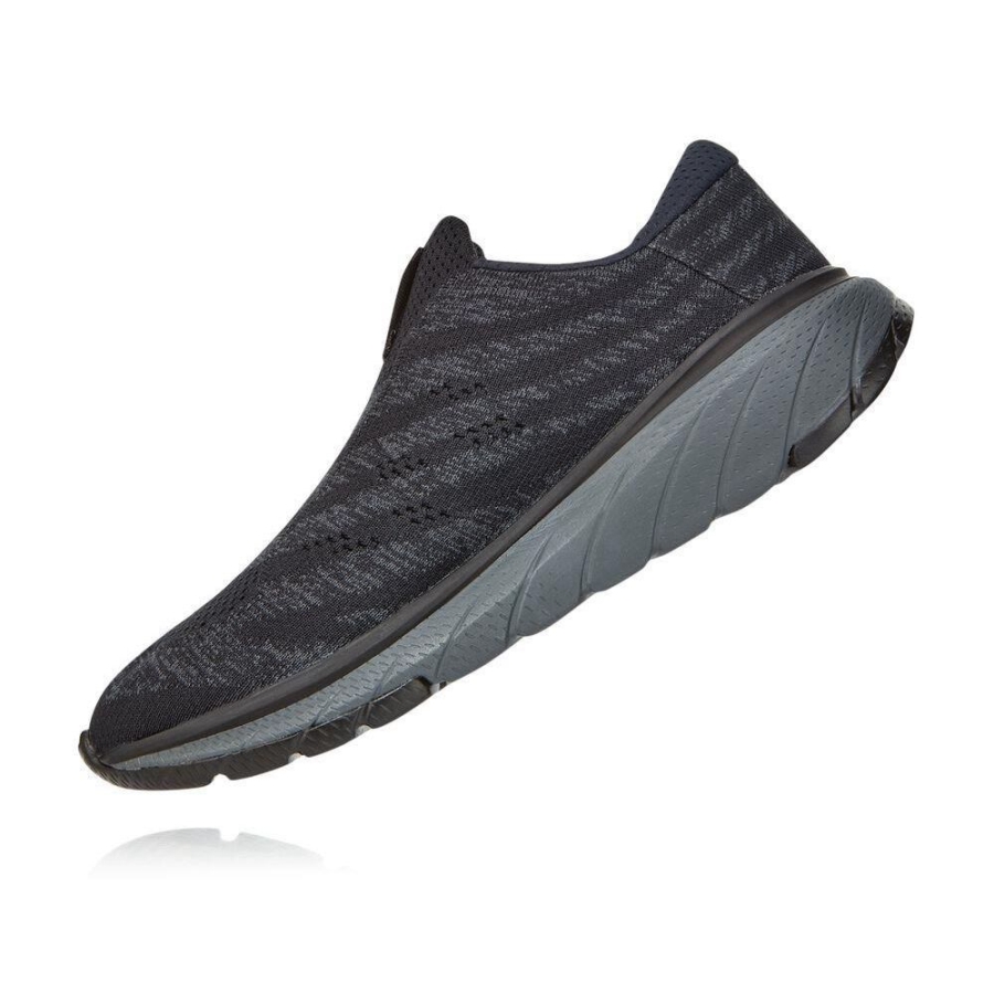 Hoka Cavu 3 Men's Walking Shoes Black / Dark Grey | IL35241QX