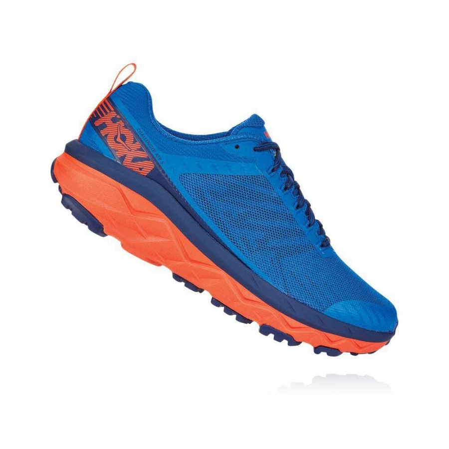 Hoka Challenger ATR 5 Men's Hiking Shoes Blue / Red | IL34297SU