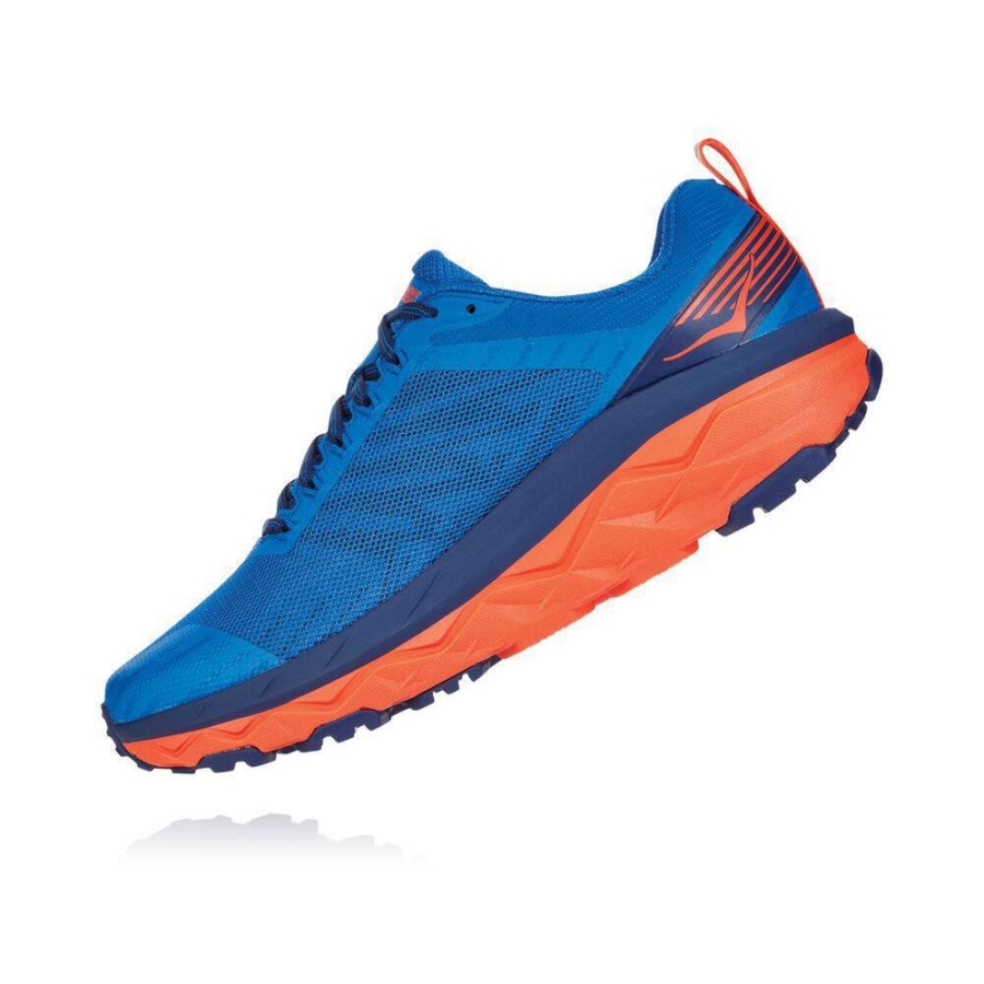 Hoka Challenger ATR 5 Men's Hiking Shoes Blue / Red | IL34297SU