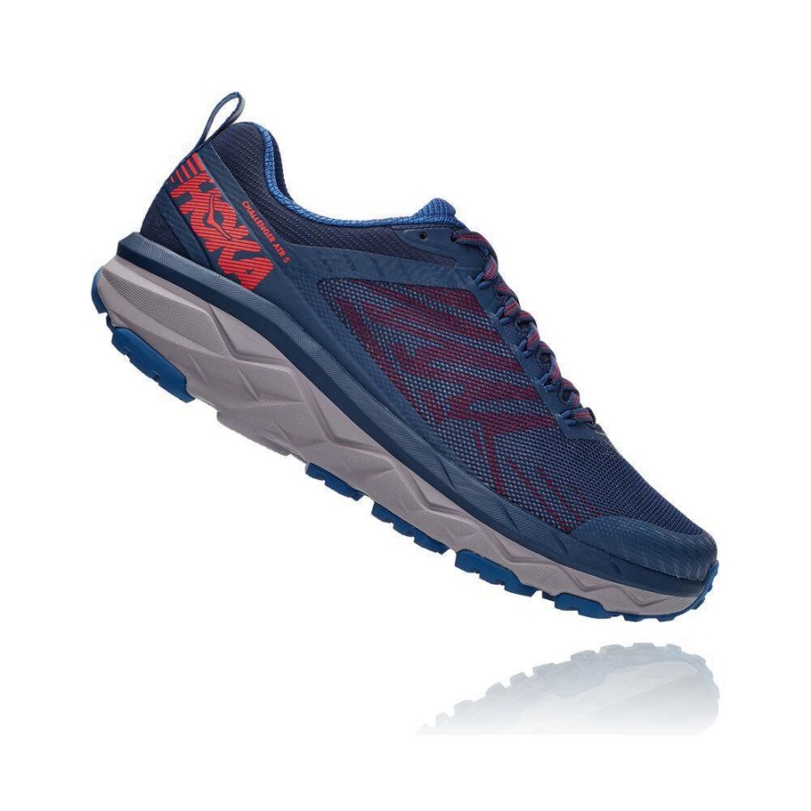 Hoka Challenger ATR 5 Men's Hiking Shoes Navy | IL69207HE