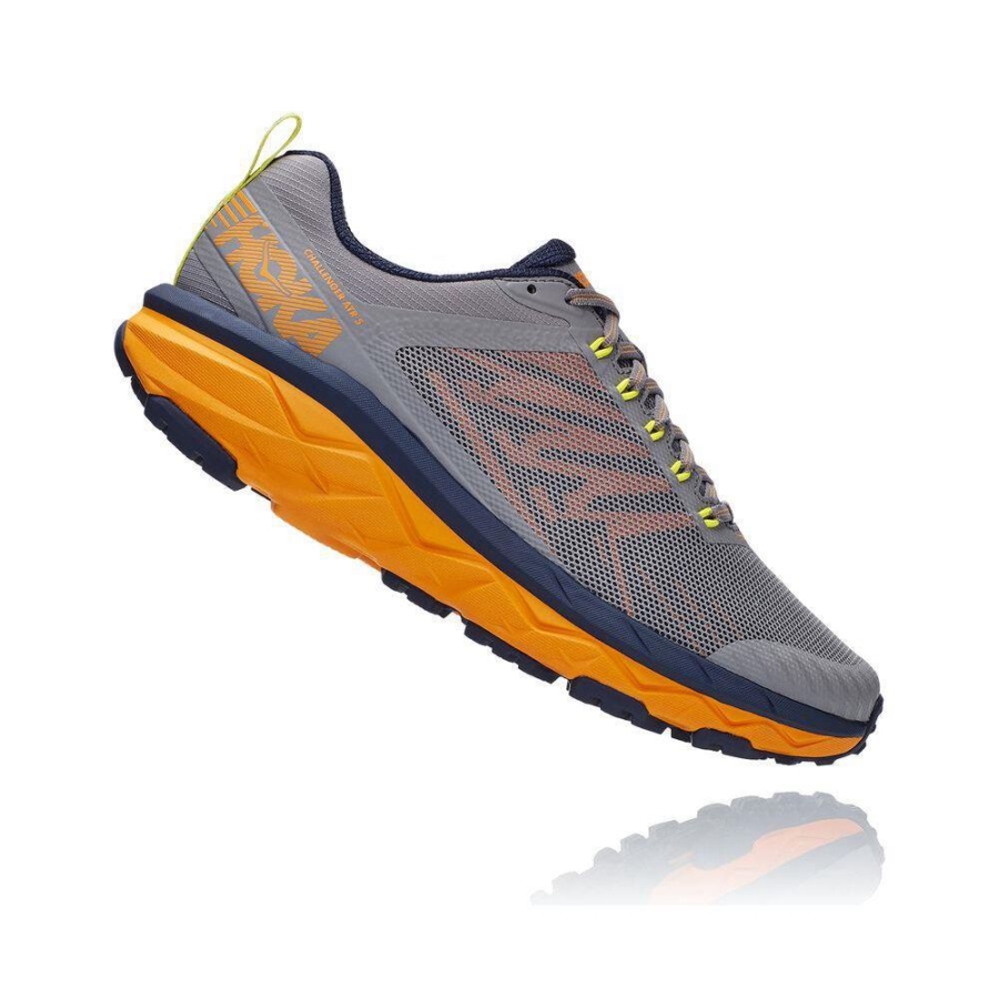 Hoka Challenger ATR 5 Men's Trail Running Shoes Grey | IL27854MD