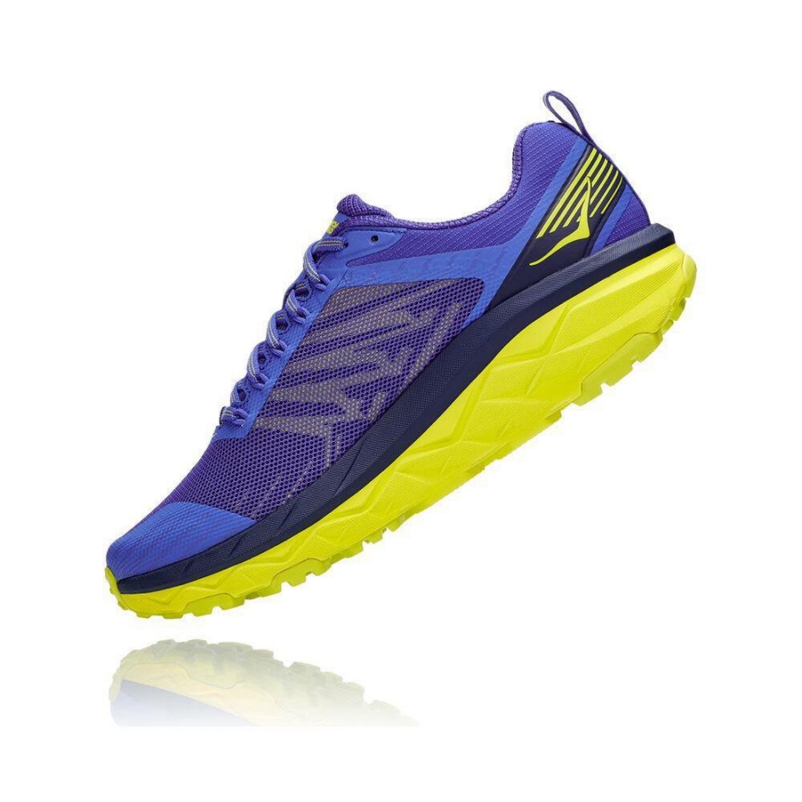 Hoka Challenger ATR 5 Men's Trail Running Shoes Blue / Yellow | IL36540EY