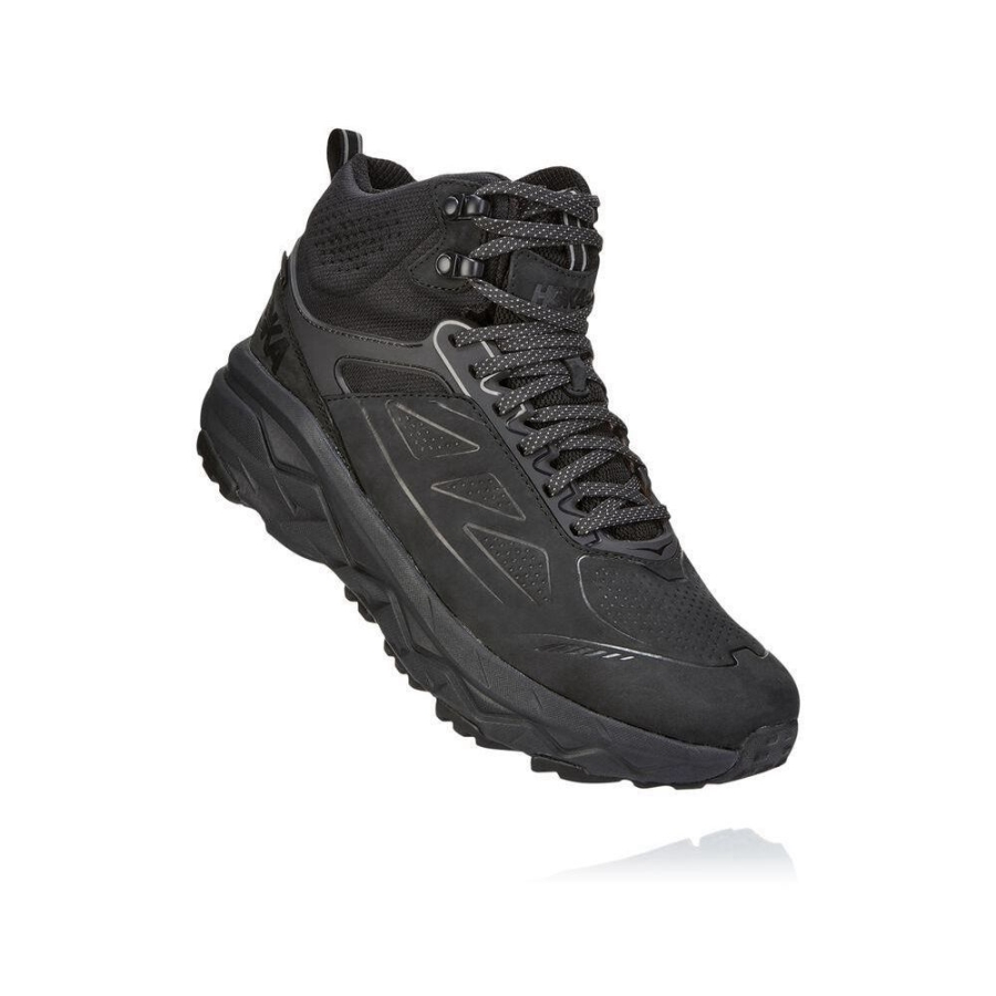 Hoka Challenger Mid GTX Men\'s Hiking Boots Black | IL90541QW