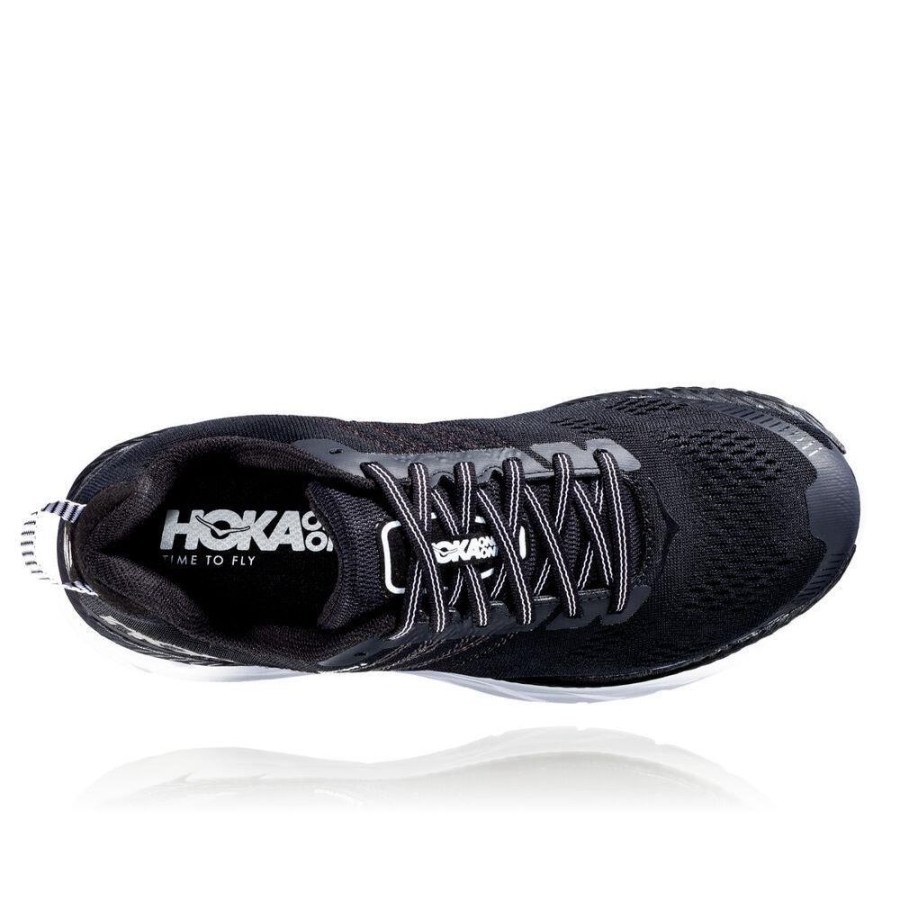 Hoka Clifton 6 Women's Walking Shoes Black | IL42359QA