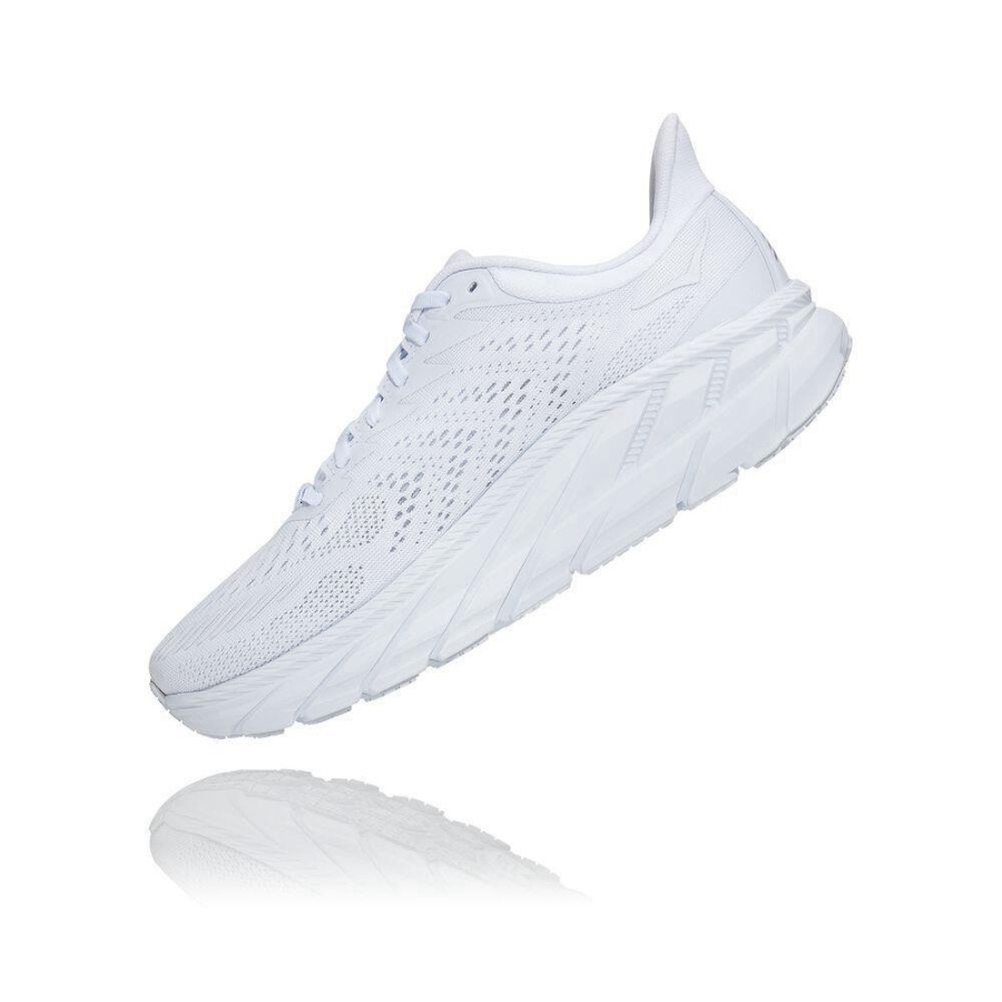 Hoka Clifton 7 Men's Road Running Shoes White | IL38029RI