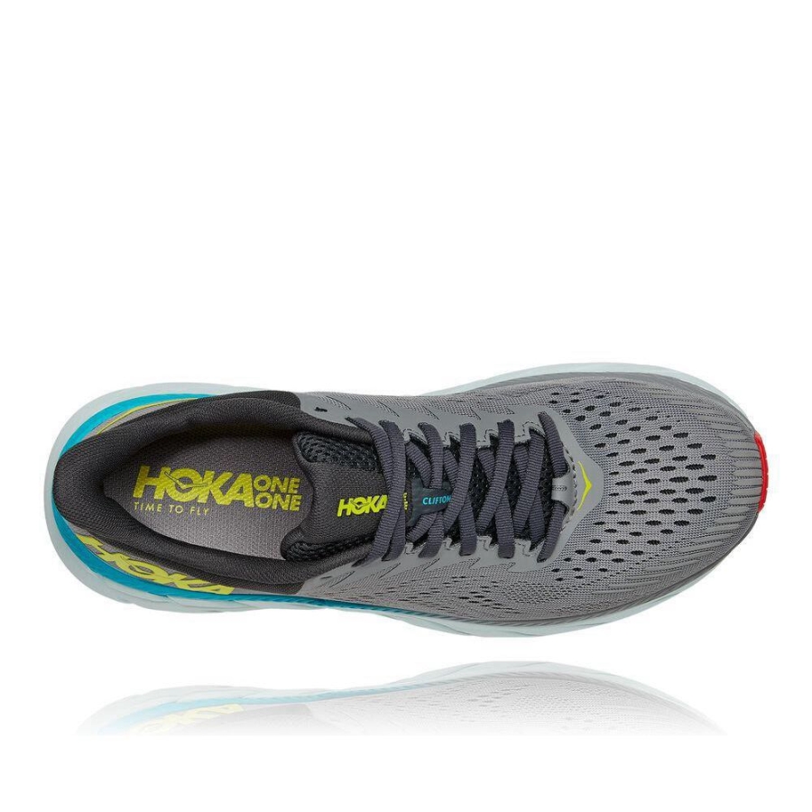 Hoka Clifton 7 Men's Walking Shoes Grey | IL89326OB