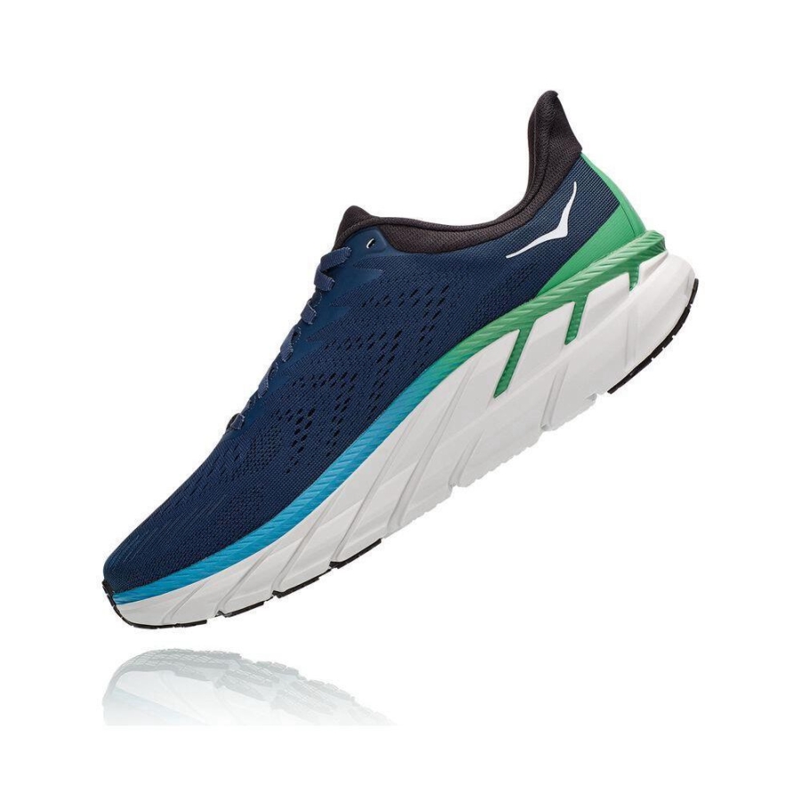 Hoka Clifton 7 Men's Walking Shoes Navy | IL21648WY