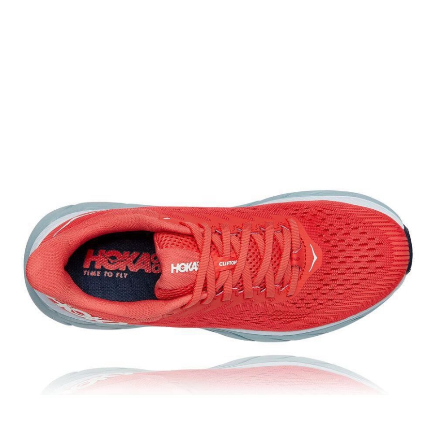 Hoka Clifton 7 Women's Road Running Shoes Red | IL14789ER