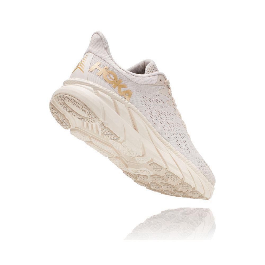 Hoka Clifton 7 Women's Road Running Shoes Beige | IL28134UE