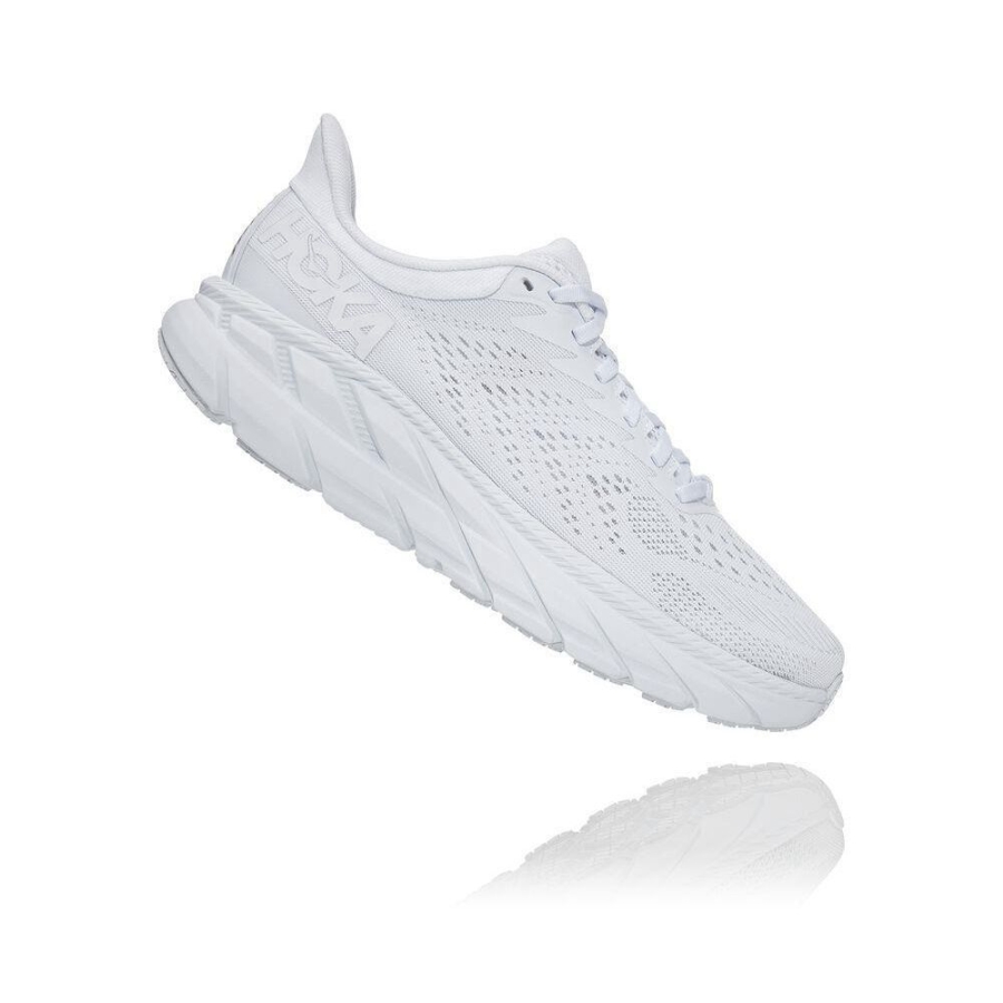 Hoka Clifton 7 Women's Road Running Shoes White | IL86354GO