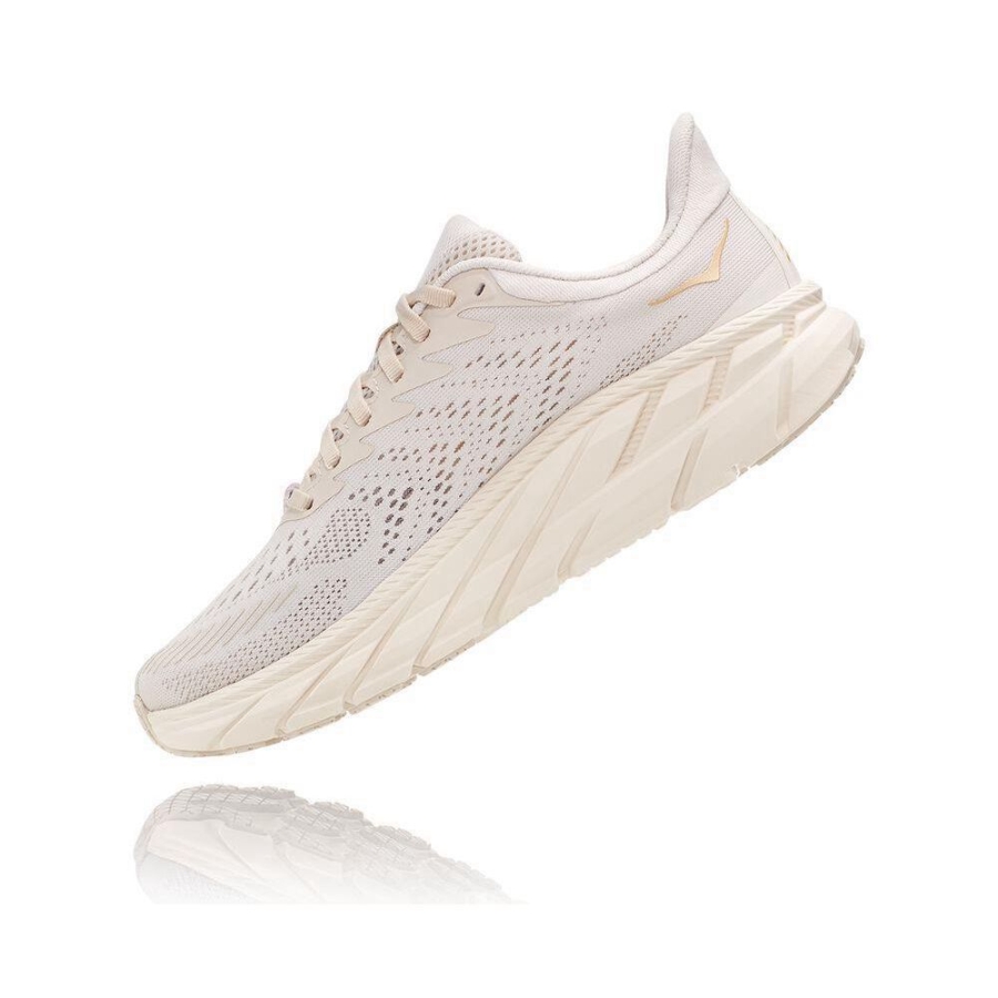 Hoka Clifton 7 Women's Running Shoes Beige | IL24798BY