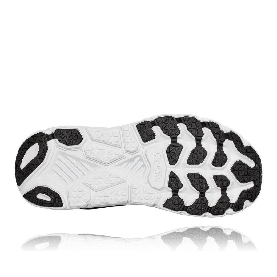 Hoka Clifton 7 Women's Walking Shoes Black / White | IL89260JW