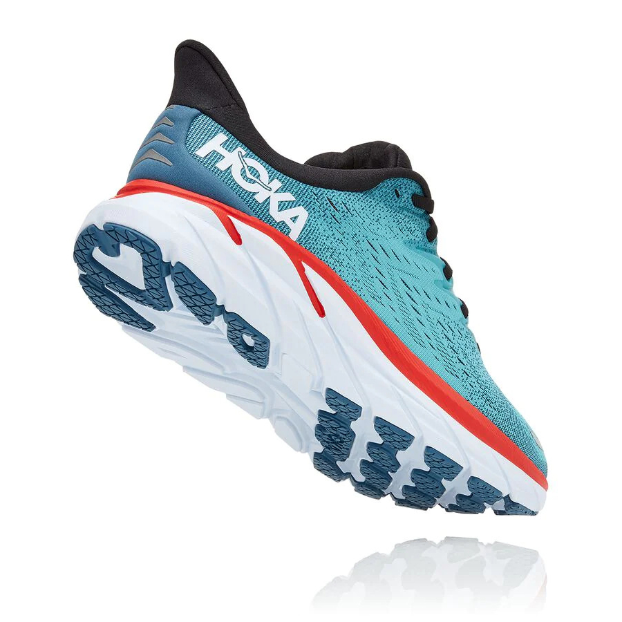 Hoka Clifton 8 Men's Road Running Shoes Blue | IL10865UP