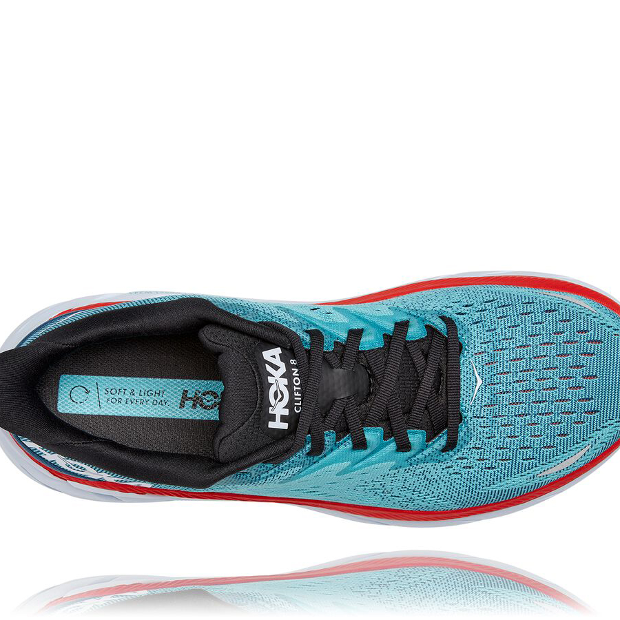 Hoka Clifton 8 Men's Road Running Shoes Blue | IL10865UP