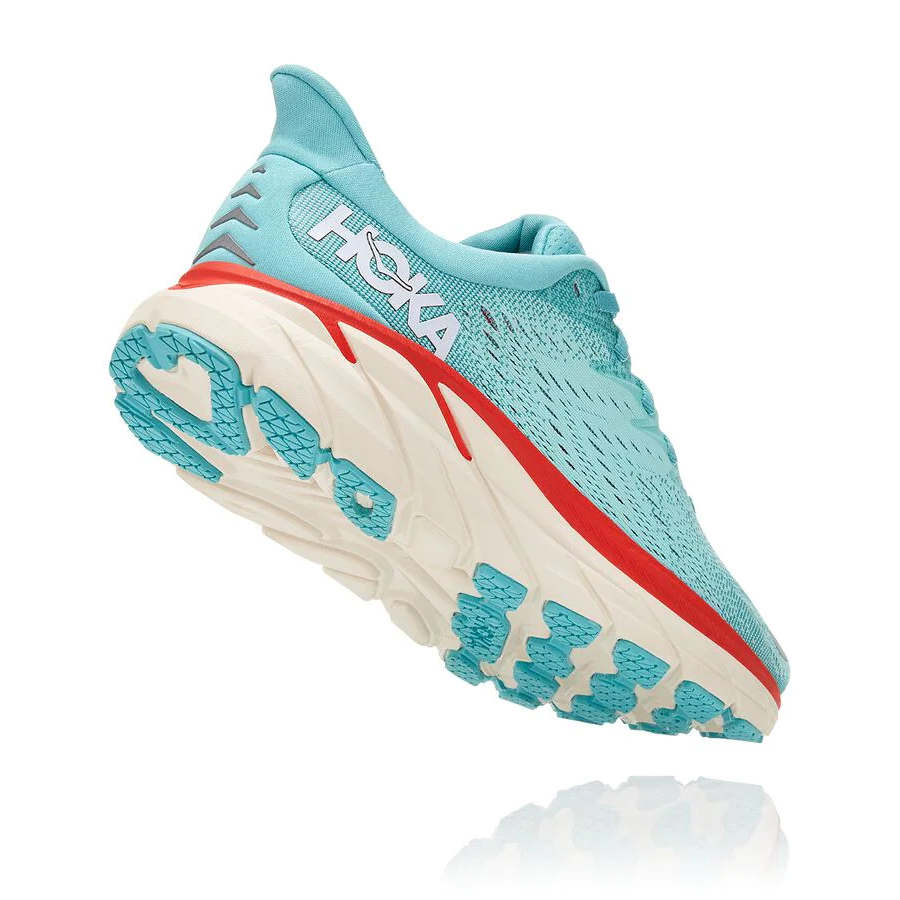 Hoka Clifton 8 Women's Road Running Shoes Blue | IL18692MH