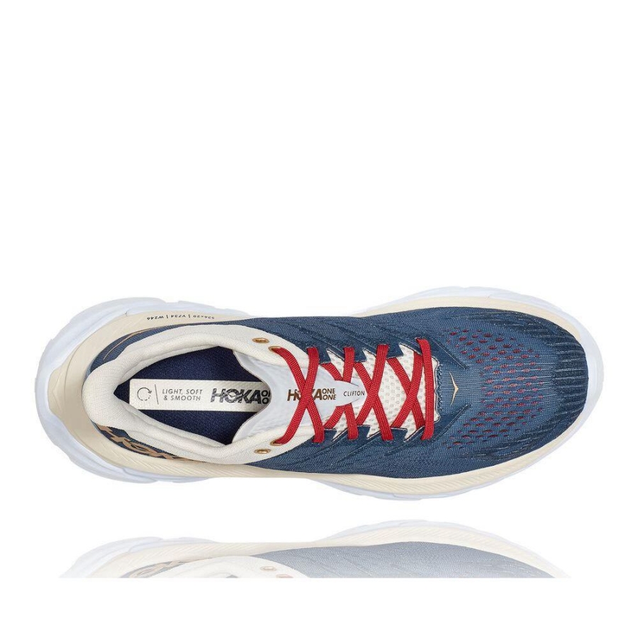 Hoka Clifton Edge Men's Road Running Shoes Navy / White | IL17235ZI