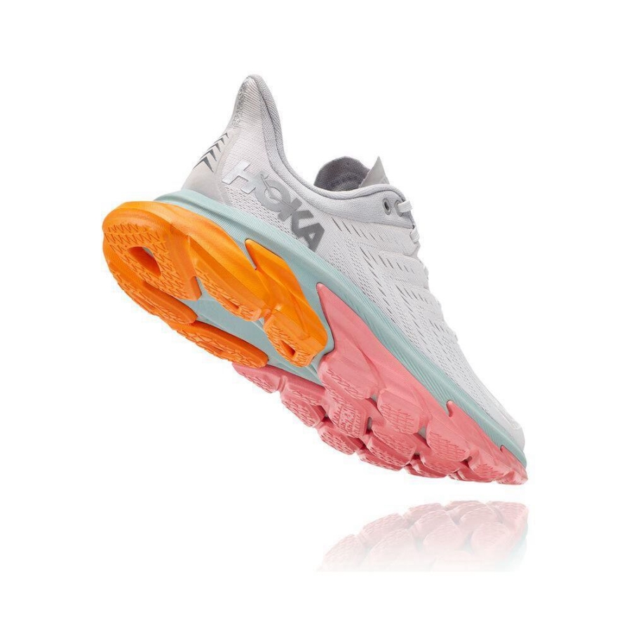 Hoka Clifton Edge Men's Road Running Shoes White / Pink | IL36295ZT