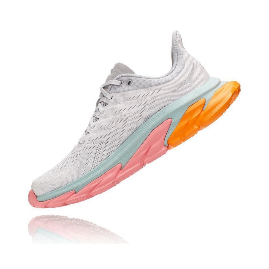 Hoka Clifton Edge Men's Road Running Shoes White / Pink | IL36295ZT