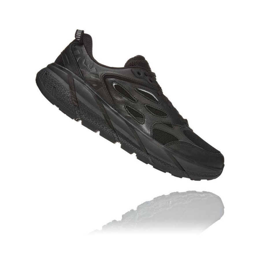 Hoka Clifton L Women's Walking Shoes Black | IL26194XW