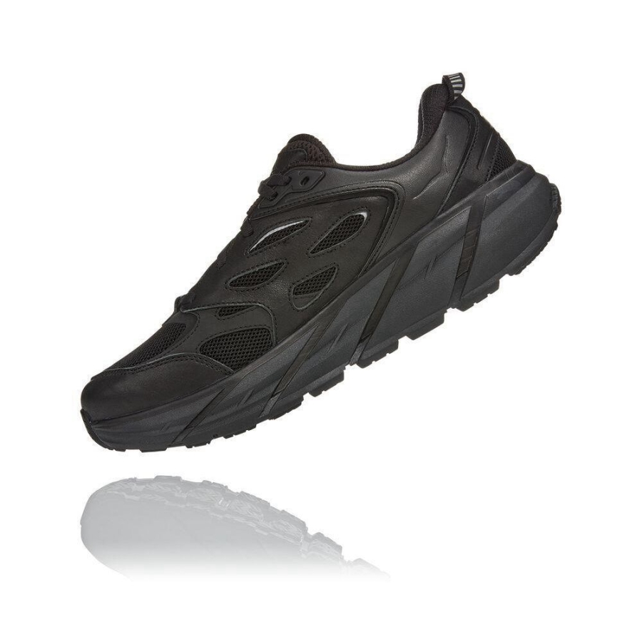 Hoka Clifton L Women's Walking Shoes Black | IL26194XW