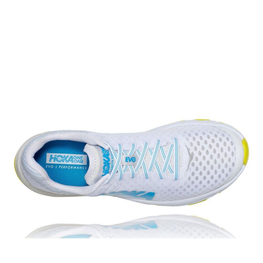 Hoka EVO Carbon Rocket Women's Road Running Shoes White | IL30679GA