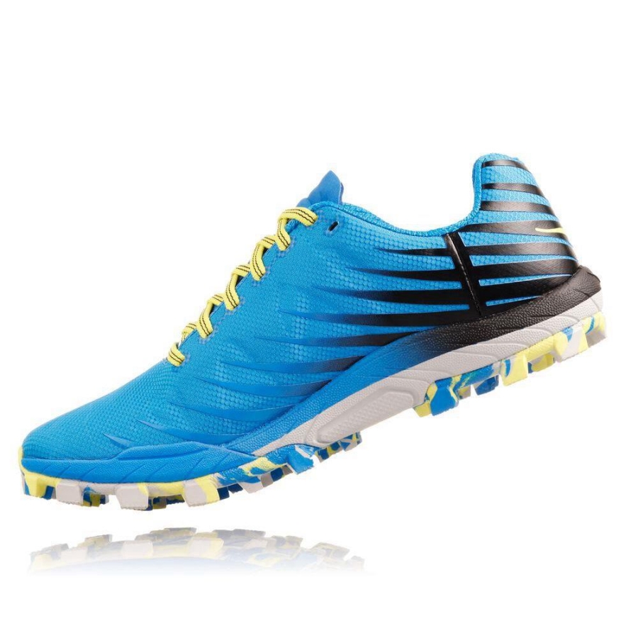 Hoka EVO Jawz Men's Trail Running Shoes Blue | IL98152FU