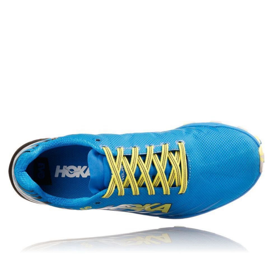 Hoka EVO Jawz Men's Trail Running Shoes Blue | IL98152FU