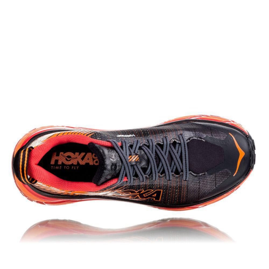 Hoka EVO Mafate 2 Men's Sneakers Black / Orange | IL19064LY