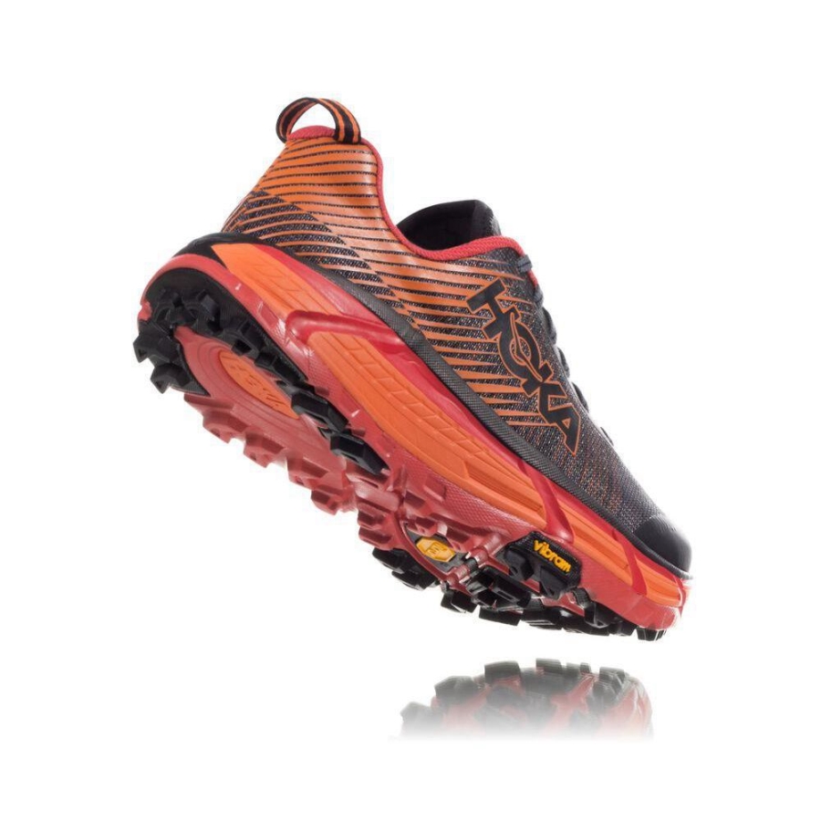 Hoka EVO Mafate 2 Women's Hiking Shoes Black / Orange | IL87654OT