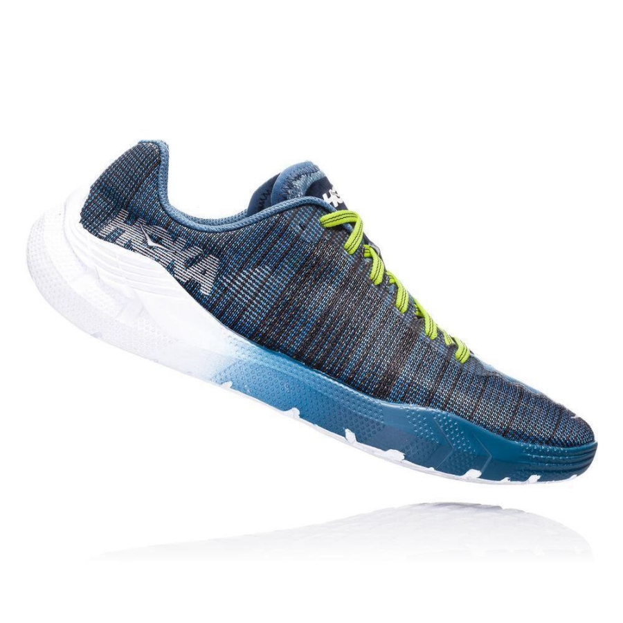 Hoka EVO Rehi Men's Road Running Shoes Blue | IL89673UT