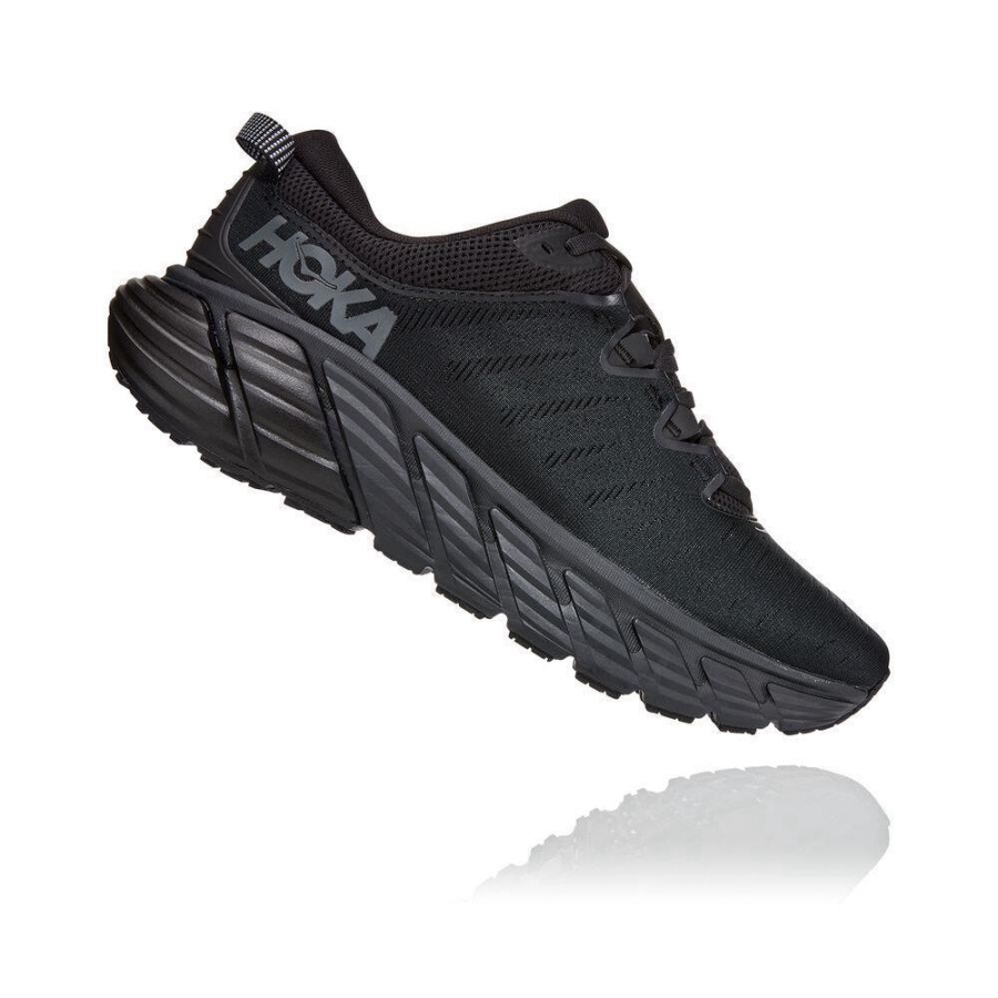 Hoka Gaviota 3 Men's Walking Shoes Black | IL80413CW