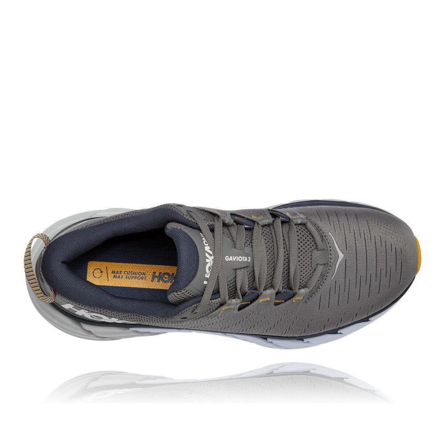 Hoka Gaviota 3 Men's Walking Shoes Grey | IL93820QH