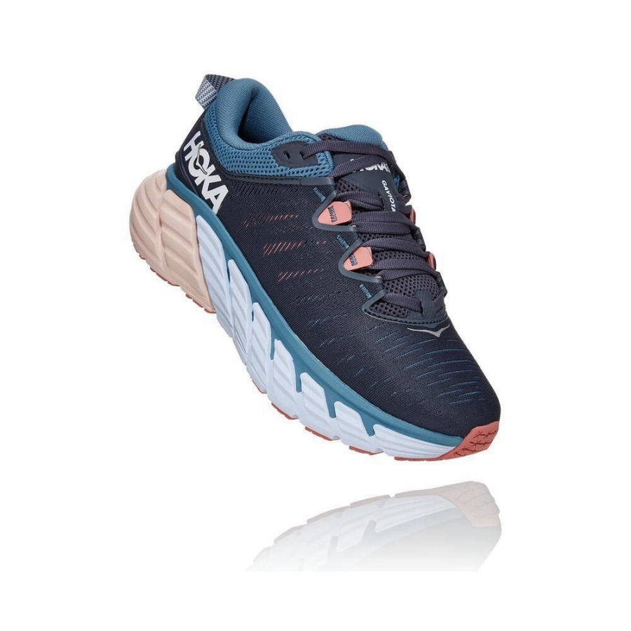 Hoka Gaviota 3 Women\'s Sneakers Navy | IL81539XV