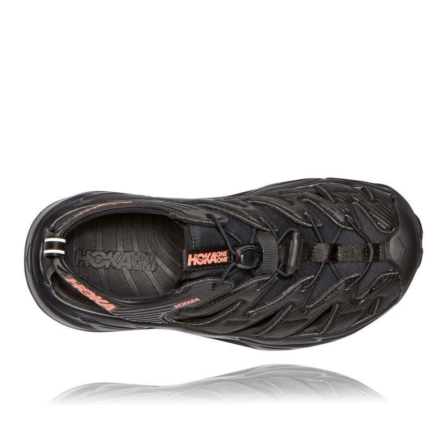 Hoka Hopara Women's Recovery Sandals Black | IL10728AR