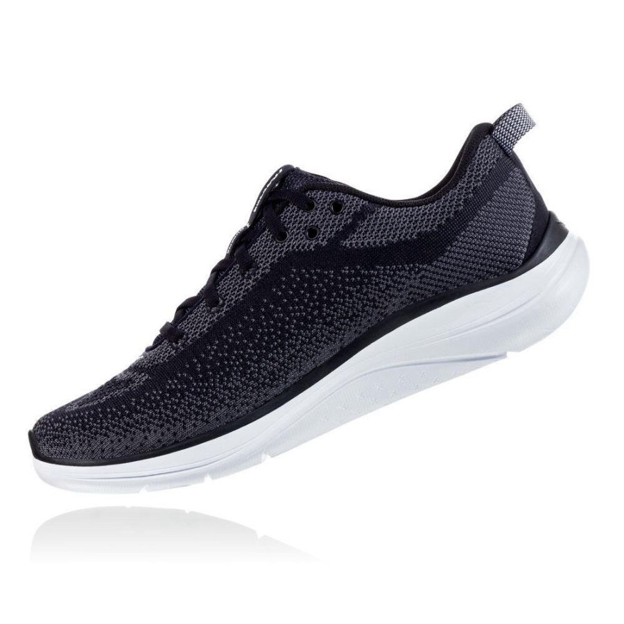 Hoka Hupana Flow Men's Sneakers Black / Grey | IL50874KQ