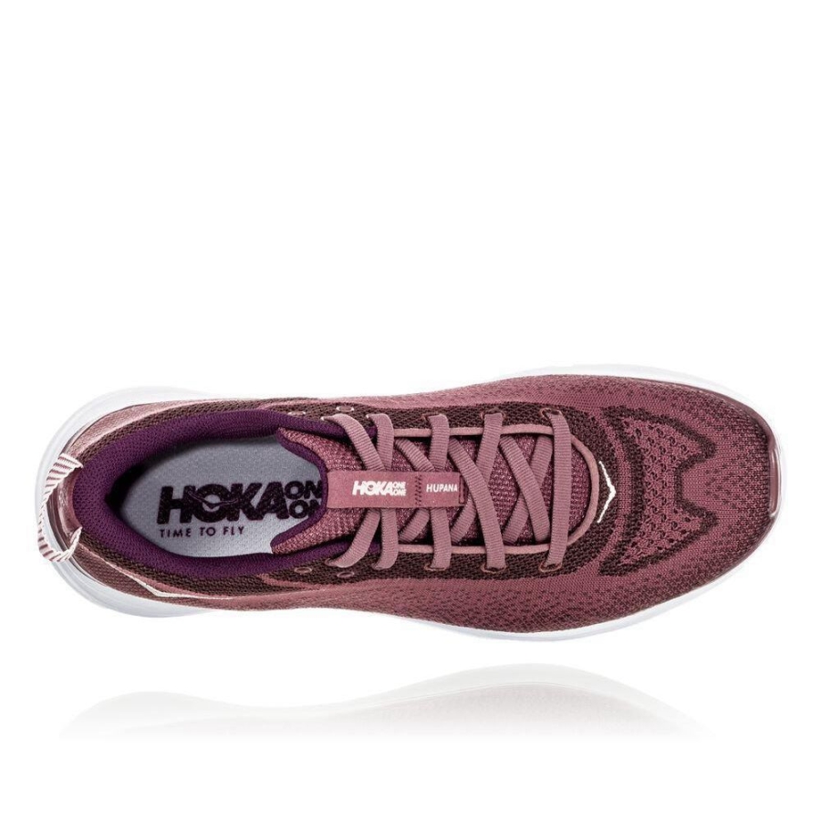 Hoka Hupana Flow Women's Sneakers Burgundy | IL82746YT