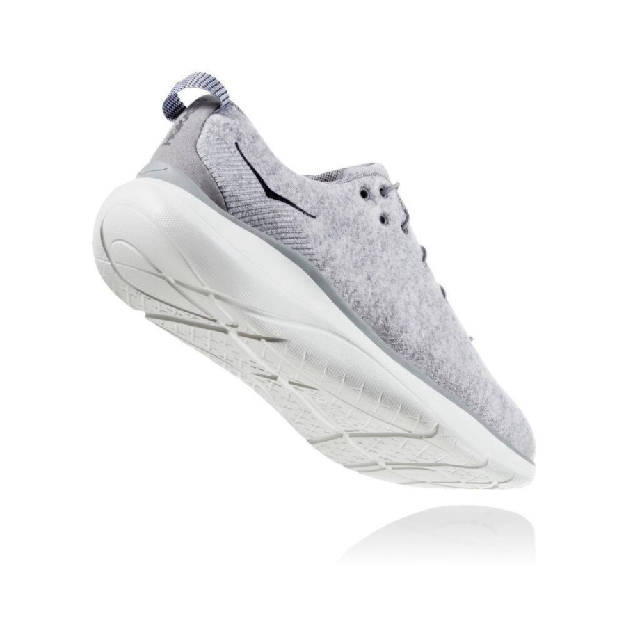 Hoka Hupana Flow Wool Men's Sneakers Grey | IL96835LW