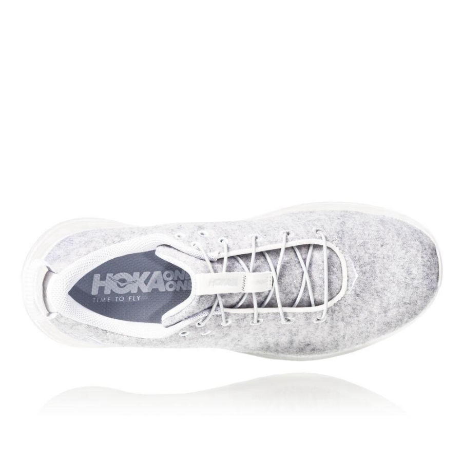 Hoka Hupana Flow Wool Women's Training Shoes Grey | IL09421FD