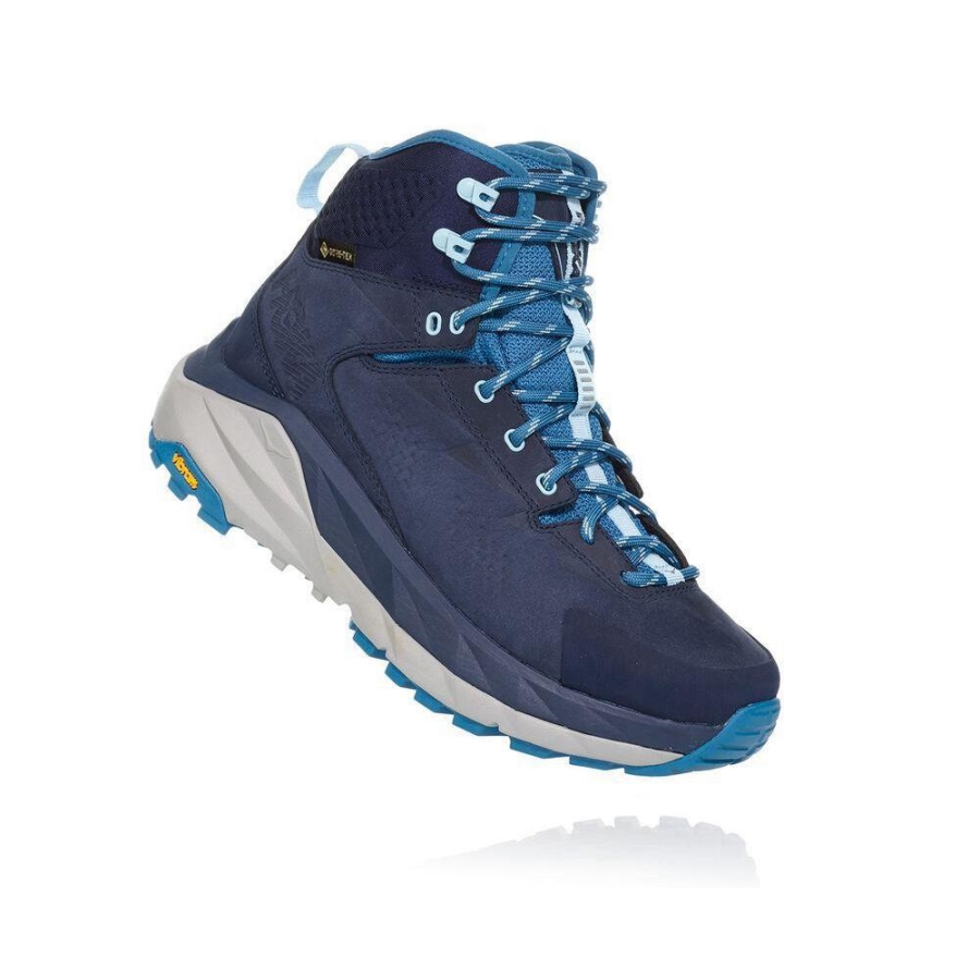 Hoka Kaha GTX Women\'s Hiking Boots Navy | IL72589FQ