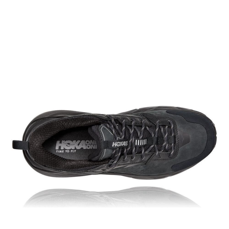 Hoka Kaha Low GTX Men's Trail Running Shoes Black / Grey | IL92546JS