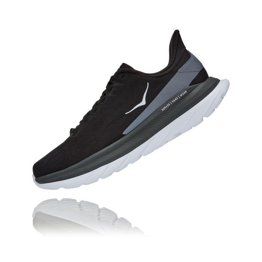 Hoka Mach 4 Men's Road Running Shoes Black | IL19380DH