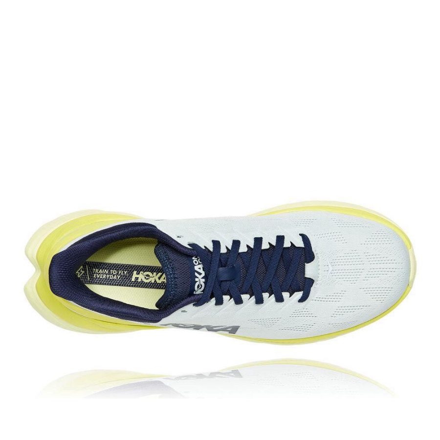 Hoka Mach 4 Men's Sneakers White | IL27301YK