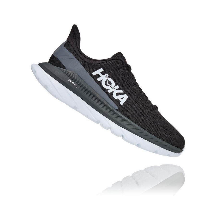 Hoka Mach 4 Women's Road Running Shoes Black | IL82513OZ