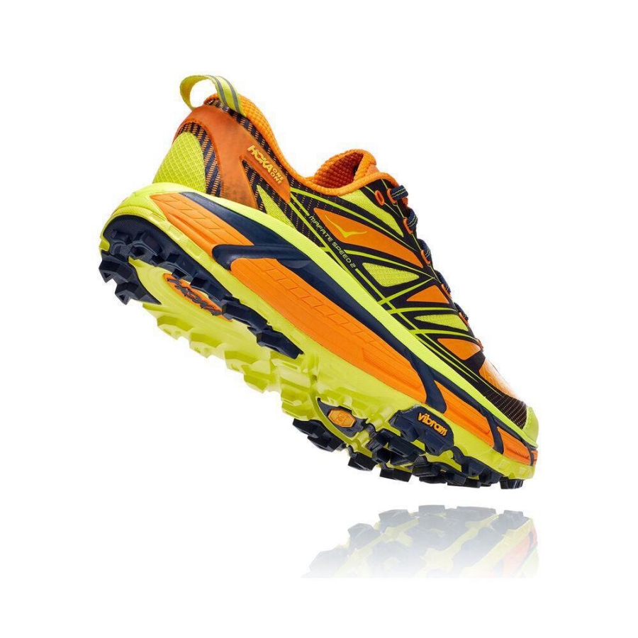 Hoka Mafate Speed 3 Men's Hiking Shoes Yellow / Orange | IL84352XB